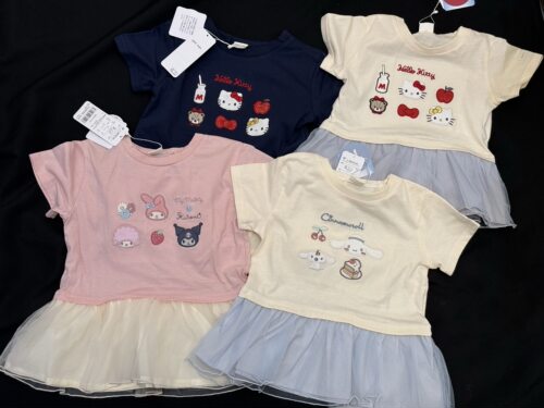 现货15-20发日单pm新款纯棉上衣裙女宝可爱kt美乐蒂 玉桂狗90-120