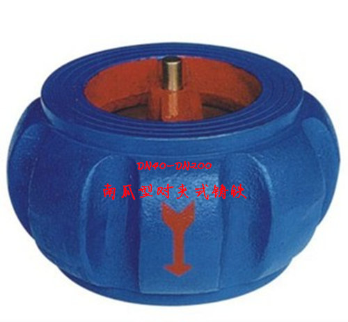 密封性好！H71XT-16对夹式消声止回阀/南瓜型/瓣/防水锤单向阀DN:40-200