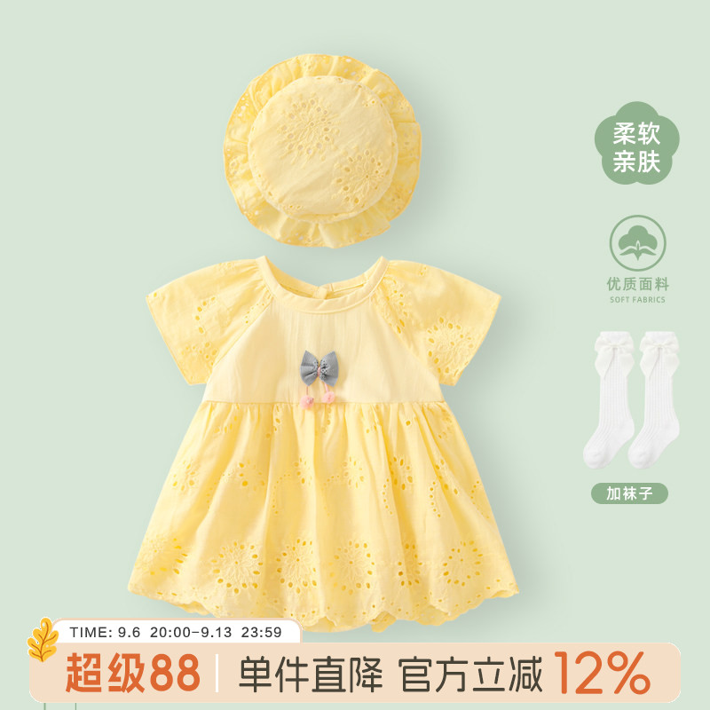 婴儿衣服宝宝薄款连体衣图片