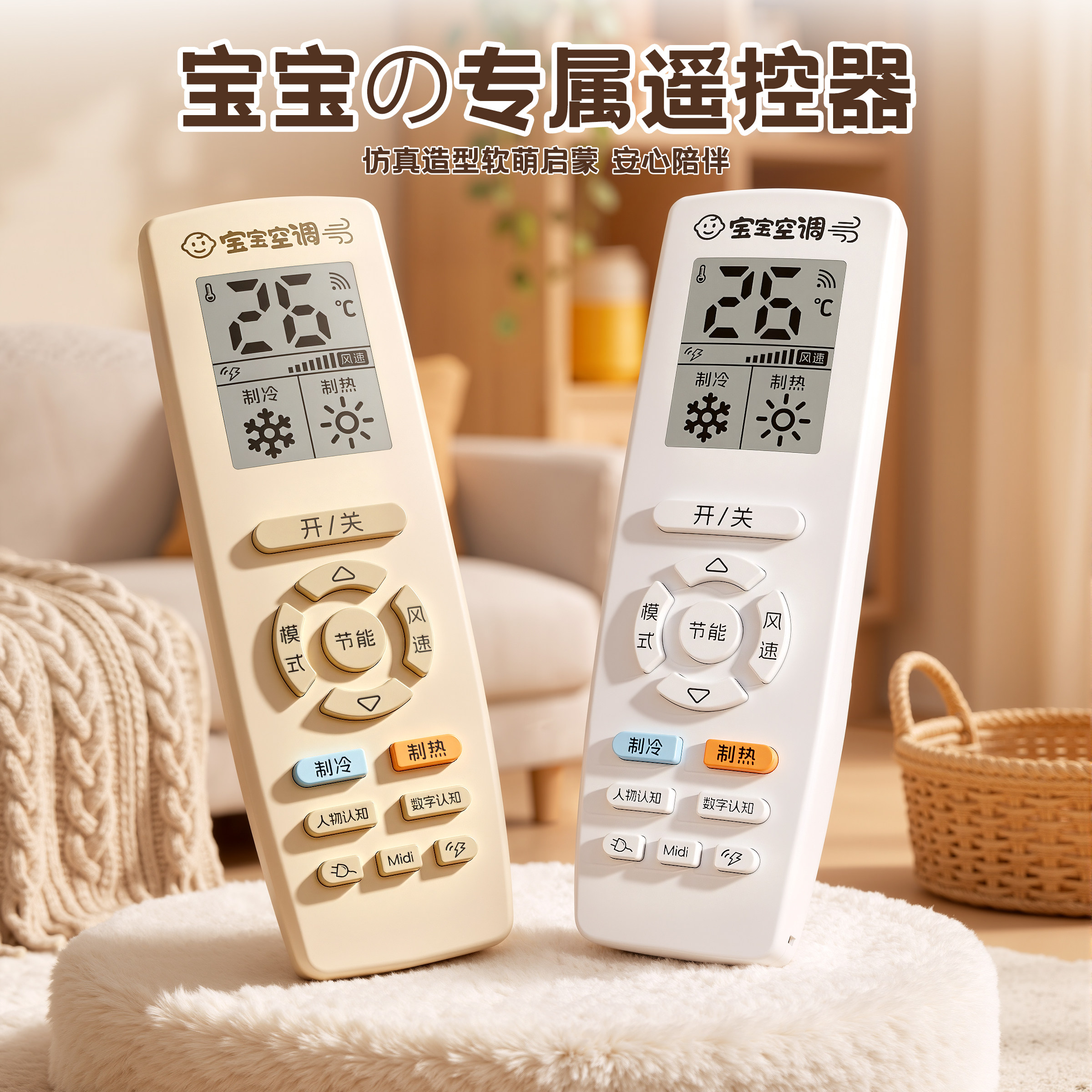 宝宝启蒙认知蒙氏早教遥控器玩具图片