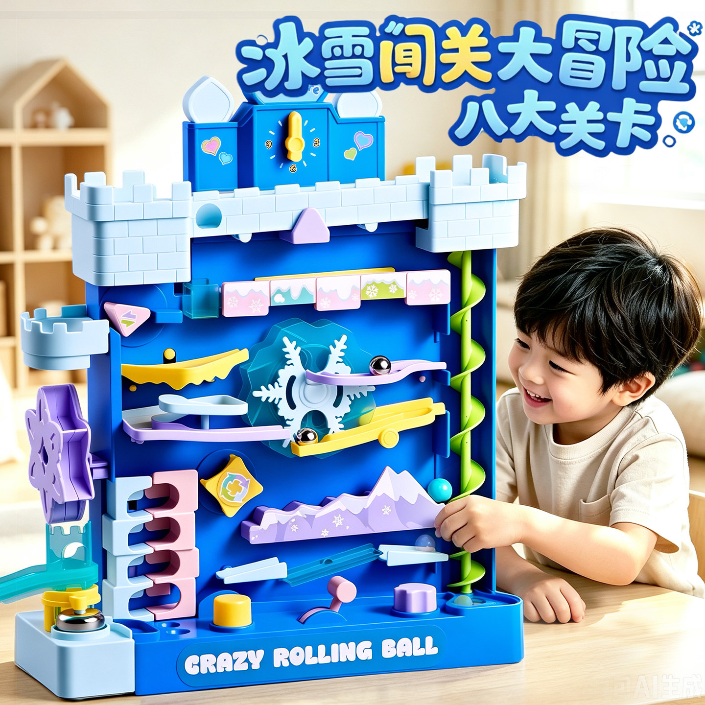冰雪闯关大冒险！思维训练玩具！