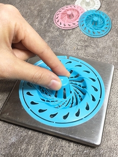 浴室下水道管隔离毛发过滤网地漏盖卫生间漏网头发防堵神器拦发器