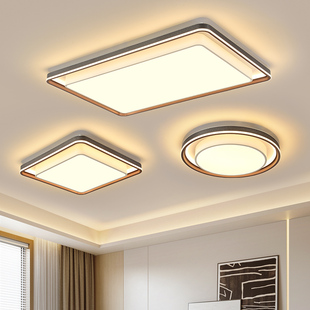 现代简约平板客厅吸顶灯正方形卧室灯高亮实体同款 一米圆形大尺寸