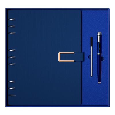 商务企业定制活页笔记本礼盒套装