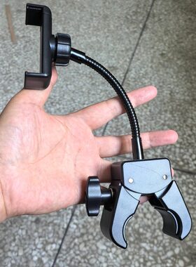 金属软管万向弯曲调节桌面支架直播三脚架转接延长配件多功能主播支撑夹子头手机俯拍桌子书法讲网课创意支架