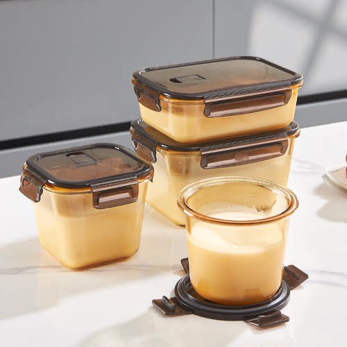 厨房耐高温玻璃猪油罐密封