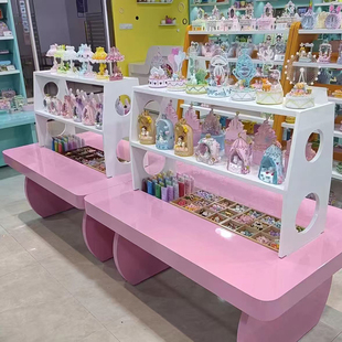 儿童室内DIY手工桌奶油胶串珠桌乐园商用活动区多功能烤漆玩具桌