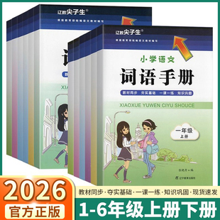 2026版小学语文词语手册小学生一年级二年级三年级四年级五年级六年级上册下册人教版抄写本课本同步基础知识巩固同步训练天天练