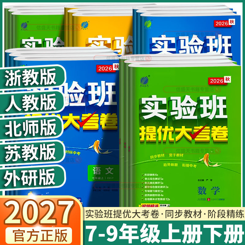2027版实验班初中提优大考卷