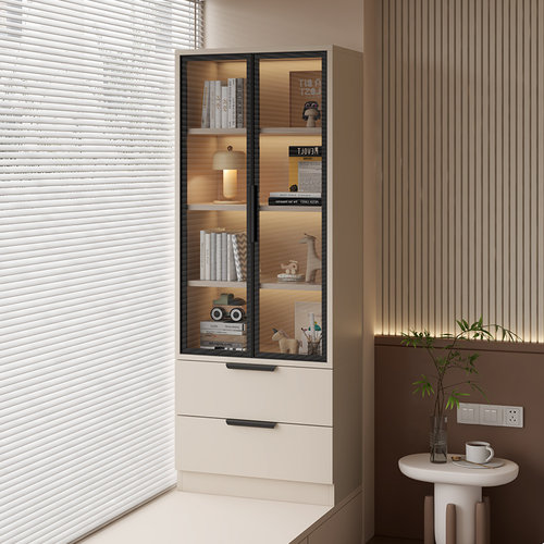 防晒飘窗轻奢风卧室飘窗柜栖猫