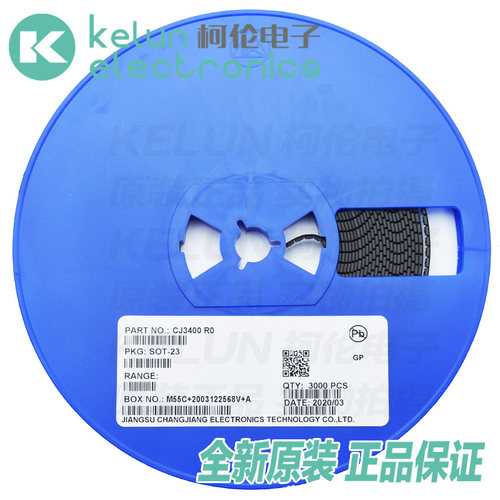 科伦电子 CJ3400  SOT23 N沟道 30V 5.8A  场效应管pcba定制