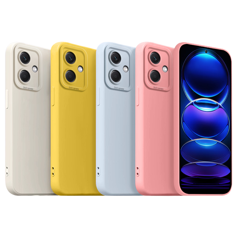 逸圣适用于红米Note12Turbo手机壳网红Note12Pro+新款液态硅胶Note12RPro镜头防摔12TPro男女Note12保护套