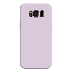 适用三星S8手机壳新款液态硅胶Galaxy S8+全包防摔保护套G9500亲肤手感SM-G9550男女纯色软壳