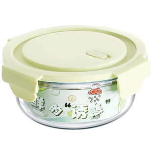 饭盒可微波炉加热专用上班族带饭餐盒汤碗外带圆形保鲜盒便当饭碗