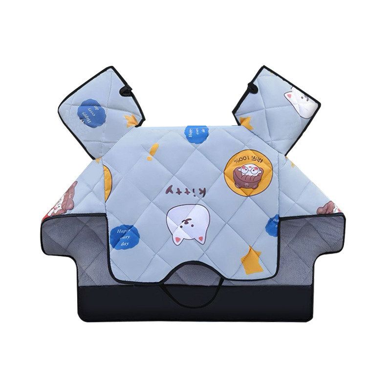 春风 电动车挡风被冬季加绒加厚骑行电瓶摩托车挡风衣防风被挡风