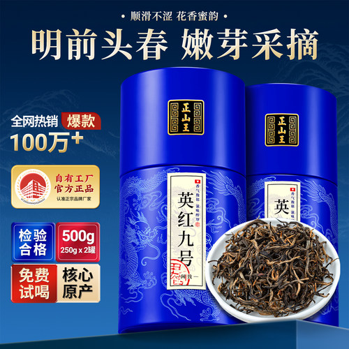 英德原产正宗英红九号红茶500克