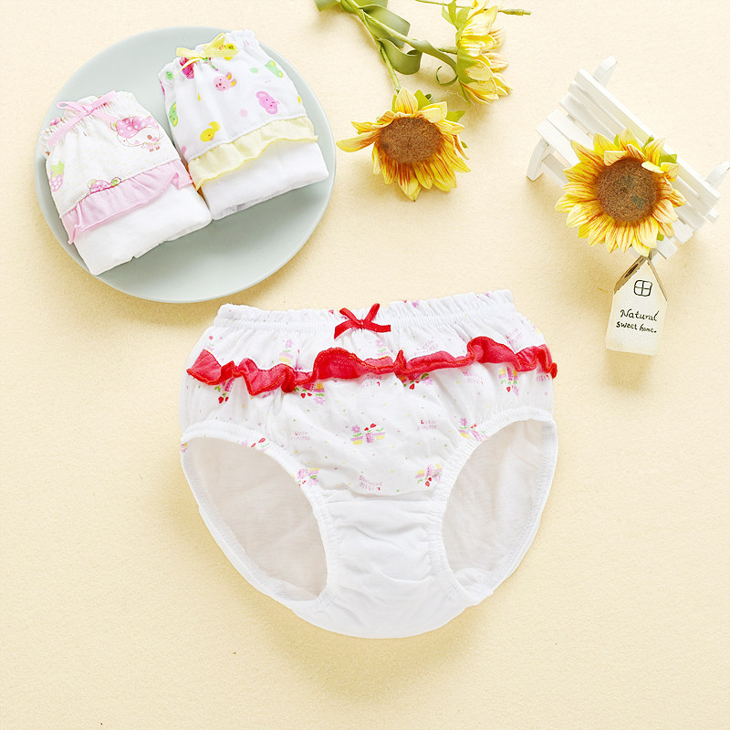 Children's underwear pure cotton girl Organic Cotton baby Briefs girl Children 1-2-3-4-5 yearin the Children/Baby/Family fitted , Children's Underwear , Briefs  category - from Buy2taobao.com to provide professional Taobao agent buy service