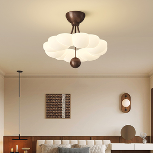 铭琢中古风复古卧室灯吸顶灯全光谱护眼个性创意房间灯鸿蒙智联