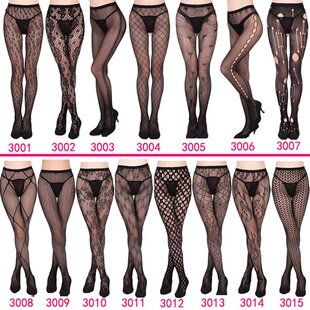 Women Sexy Lace Body Pantyhose Fishnet Stockings 渔网袜女