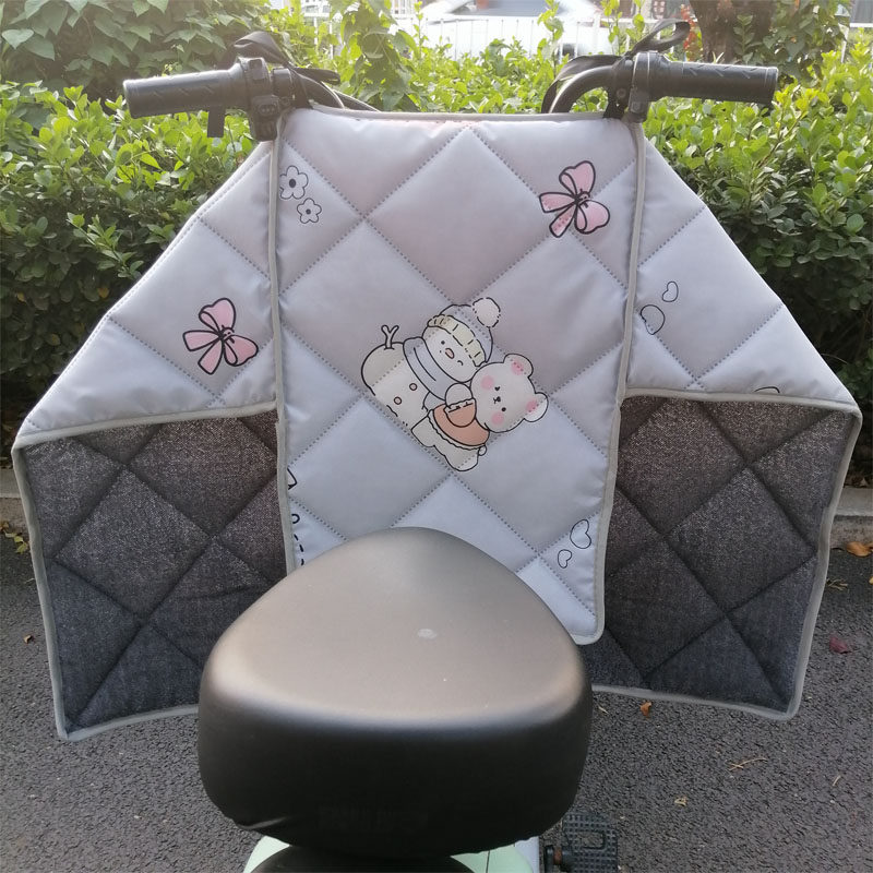 电动车挡风被四季通用春秋分体款