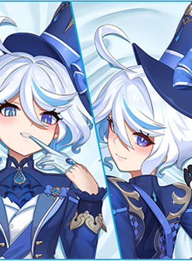 原神Project芙宁娜等身抱枕Furina 芙卡洛斯茜特菈莉二次元长枕套