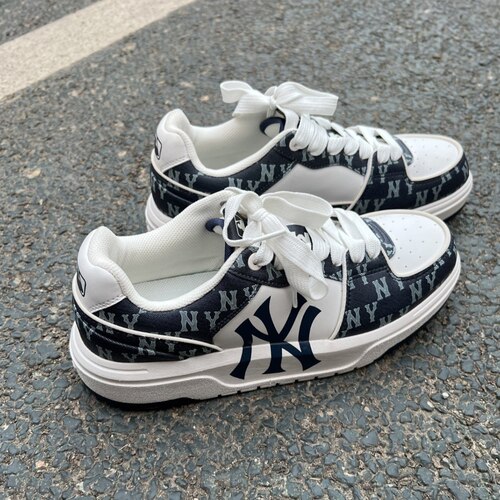 MLB Chunky Liner 24SS 老花板鞋男女同款 海军蓝3ASXCLD4N-50NYS