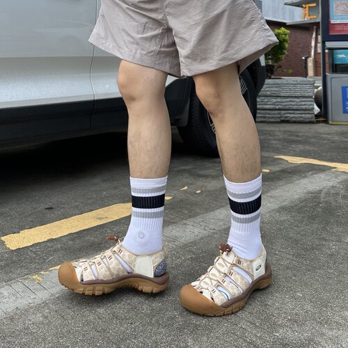 Keen Newport Retro 户外防撞 舒适 溯溪鞋 男款 米白色1027453