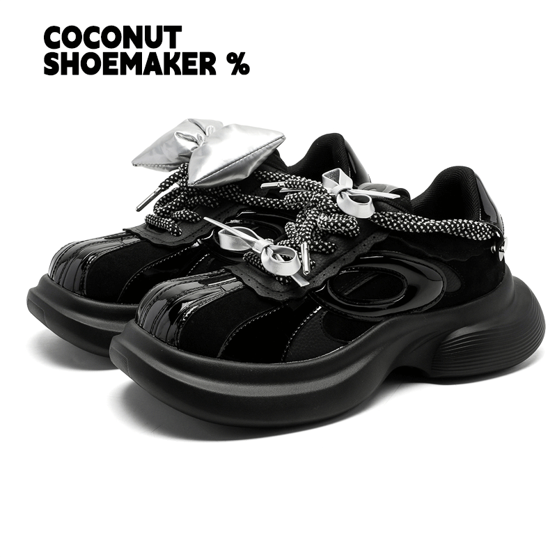 2025新款厚底丑萌大头鞋男女同款方头老爹鞋增高小众运动板鞋,流行男鞋,老爹鞋,淘宝优惠券,粉丝福利购,淘宝优惠卷