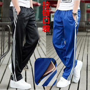 跑步健身薄防水防雨篮球裤 夏季 男女情侣款 学生运动裤 男青少年薄款