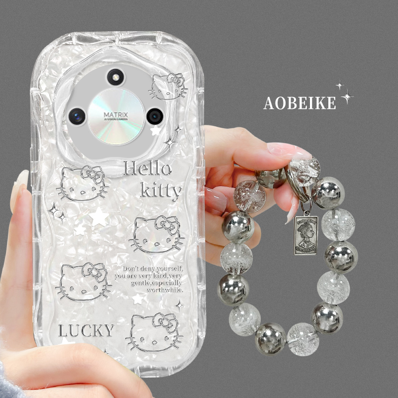 手机壳全包防摔透明多猫奶油硅胶