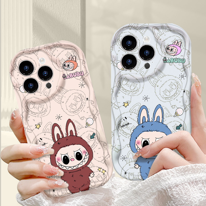 适用于红米Note14手机壳奶油纹拉