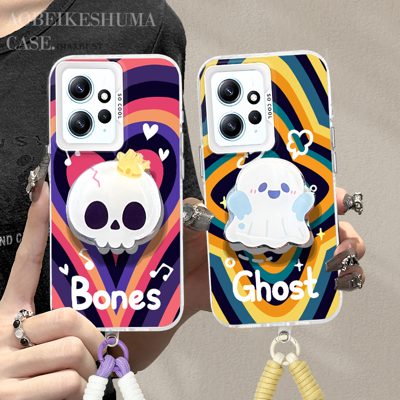 适用于红米note12南瓜彩银硬壳