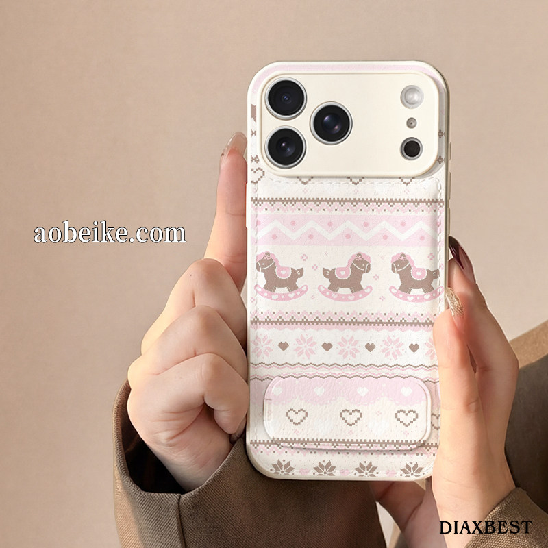 爱心小马适用于苹果17promax手机壳iPhone16Pro新