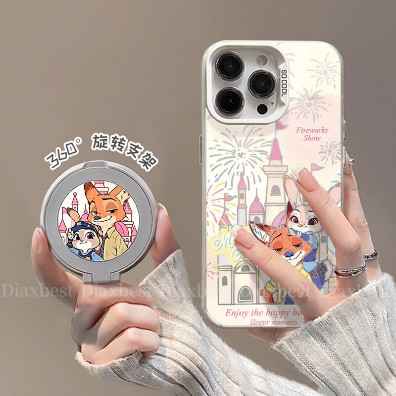 适用iqooneo9手机彩银支架壳