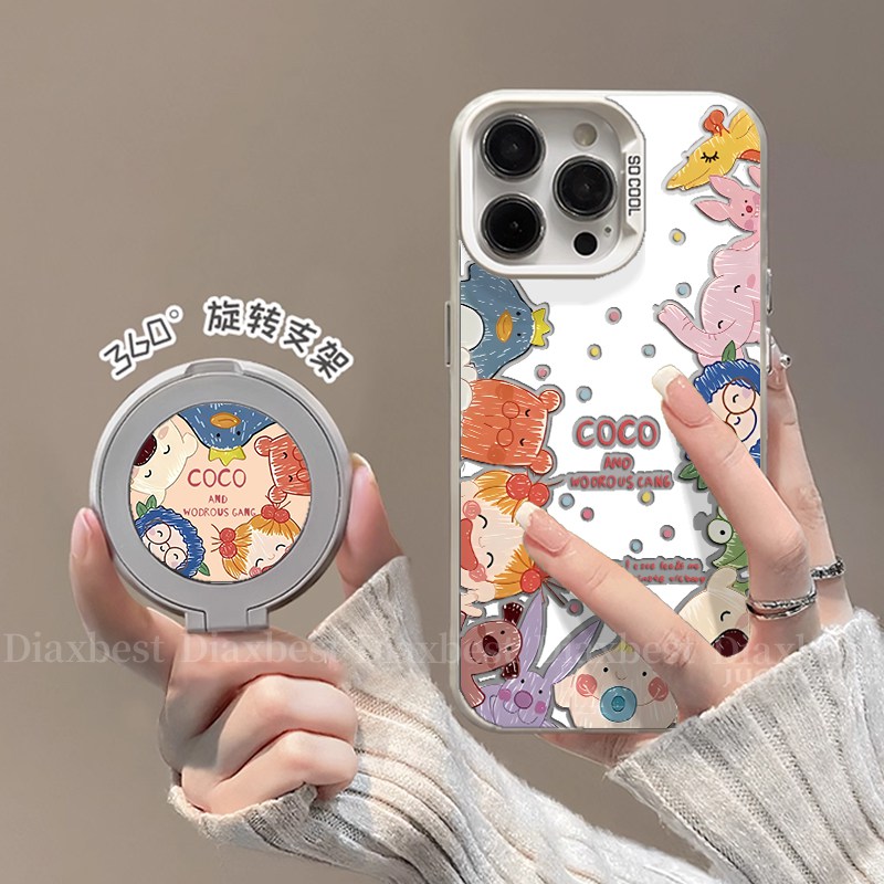 适用oppofindx8手机彩银支架壳