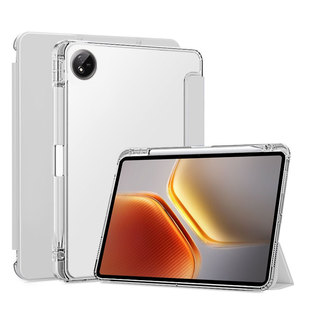 适用iQOO Pad5保护套半透明带笔槽iqoopad5pro13英寸平板壳iPA2556四角气囊iPA2575磁吸三折防摔硅胶全包软壳