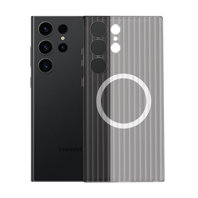 适用三星S23/S24手机壳瓦楞磁吸