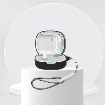 适用jbl wave flex2耳机保护套硅胶连体防摔JBL WAVE FLEX蓝牙耳机套jblwaveflex2代耳机充电仓盒收纳盒防摔
