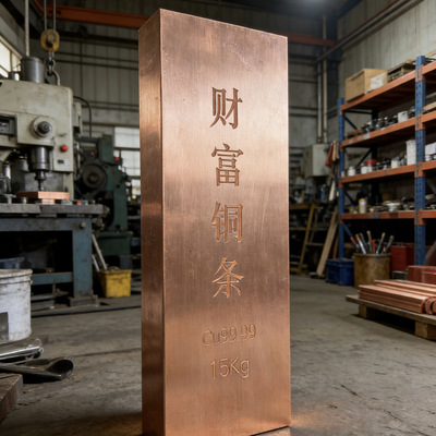 定制15Kg正品国标紫铜条实心纯紫铜T2铜板铜排保真支持检测工艺品