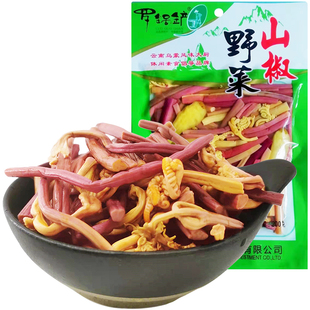 罗锅铲山椒野菜蕨菜200g袋装下饭菜凉拌素食菜辣味爽口即食泡酸菜