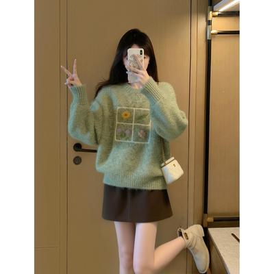 2025新款针织上衣短裙两件套