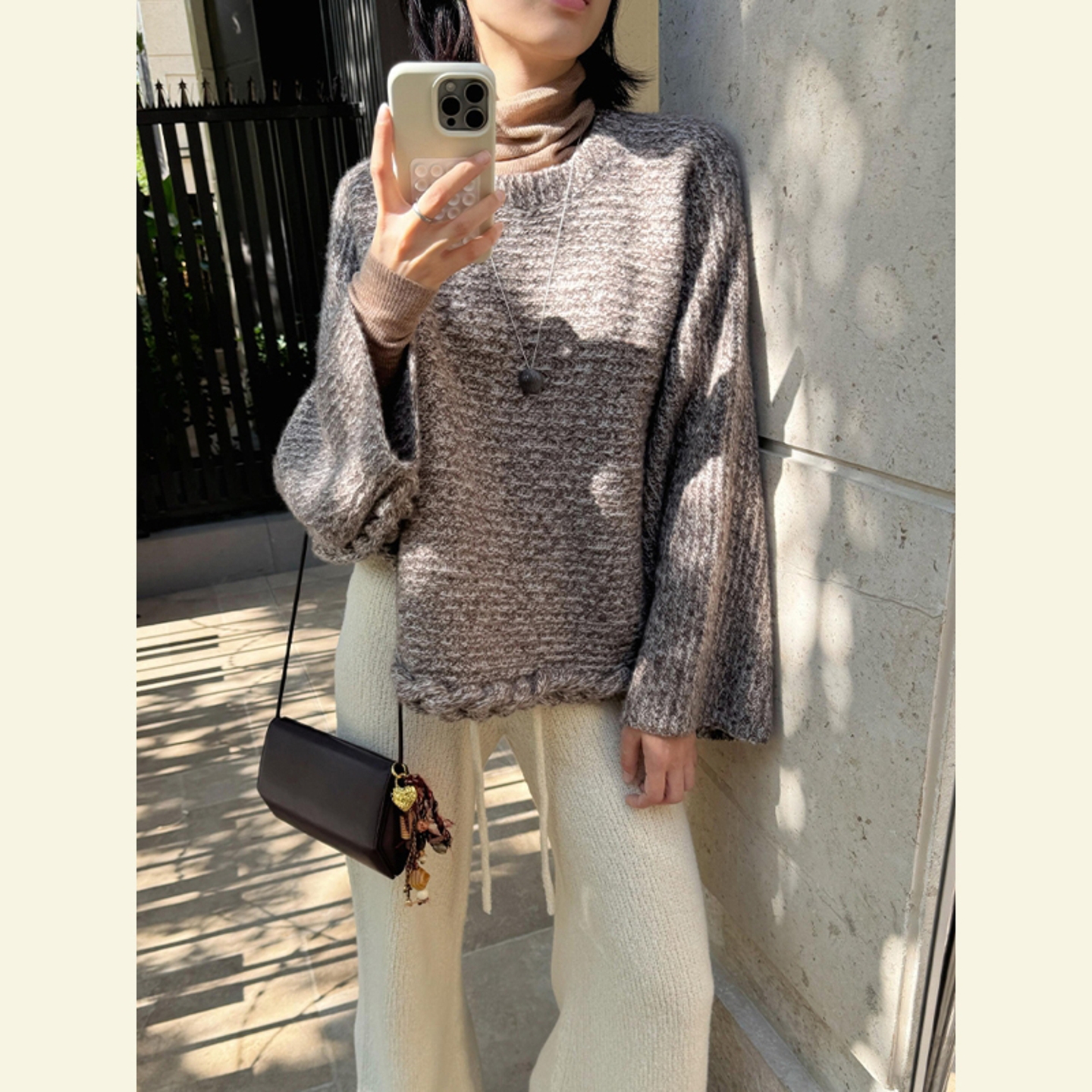 早秋独特漂亮慵懒风上衣法式