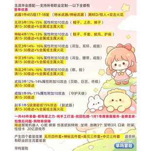 冒险岛正式服无尽辉耀神秘之影特米纳斯毕业4SSS级武器潜能装备吗