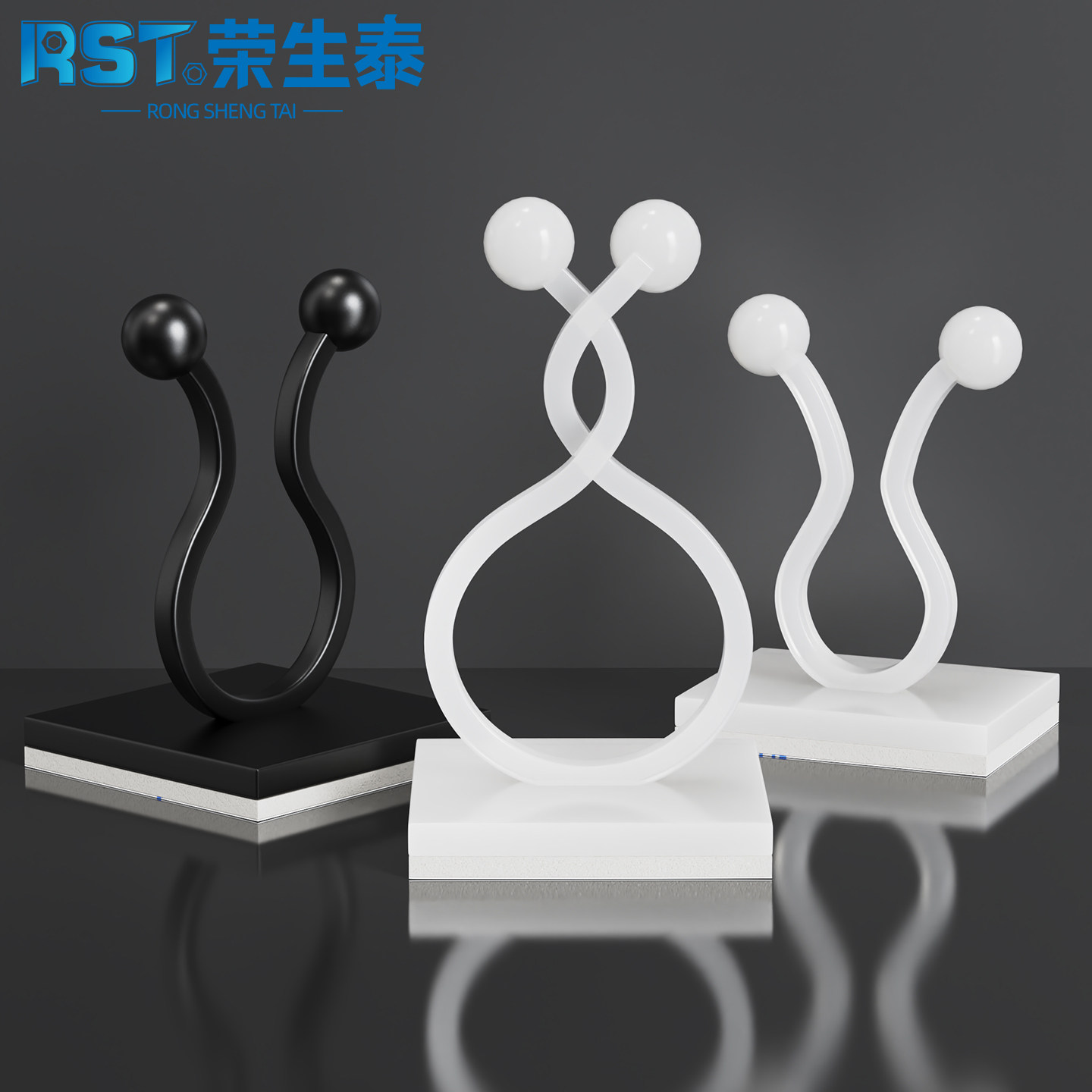 荣生泰粘式尼龙扭线环KL束线卡环