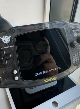 gba黑透高亮ips全贴合掌机黑色磨砂透明gameboy游戏机gbc