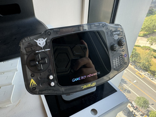 gba黑透高亮ips全贴合掌机黑色磨砂透明gameboy游戏机gbc