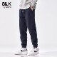 宽松束脚潮牌运动百搭针织卫裤 班尼路SK休闲裤 美式 春夏季 子YS 男士