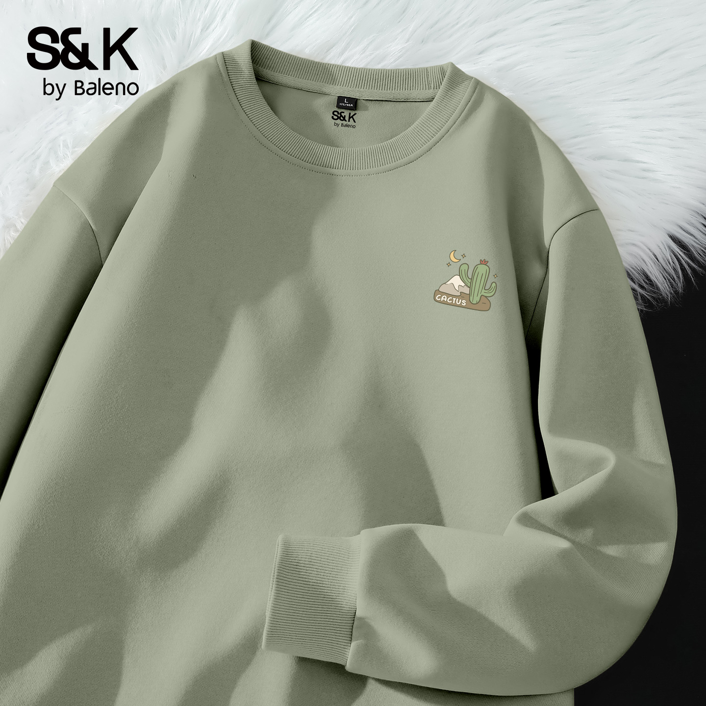 班尼路S&K系列重磅套头衫男秋季