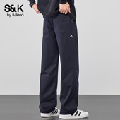 户外长裤 班尼路SK美式 男士 宽松直筒男款 潮牌休闲裤 2025秋冬新款