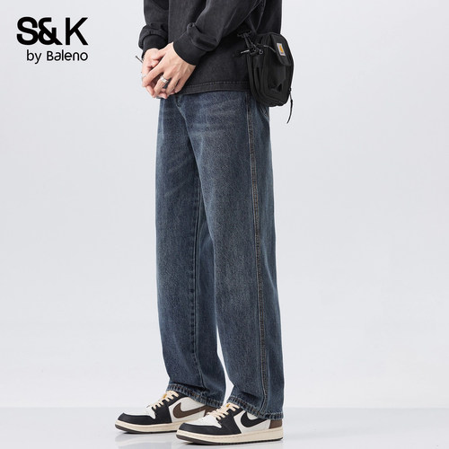 班尼路SK2026新款春夏男士牛仔裤